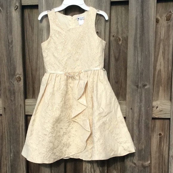 Emily West Other - Girl’s Gold Sparkly Dress
